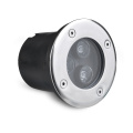 Stainless 3w inground asymmetrical projecting lighting waterproof ip65